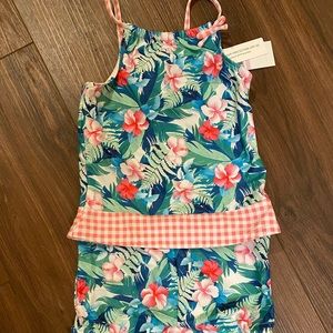 Adorable floral Tommy Bahama girls bathing suit